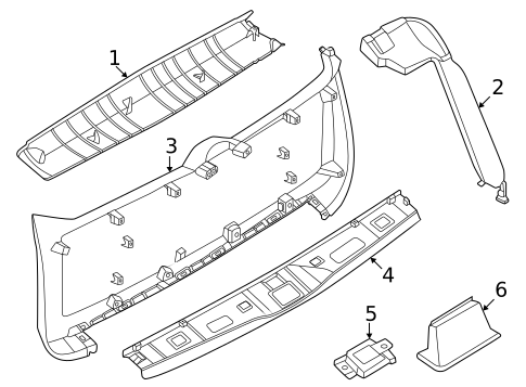 Interior Trim for 2026 Nissan Armada #0