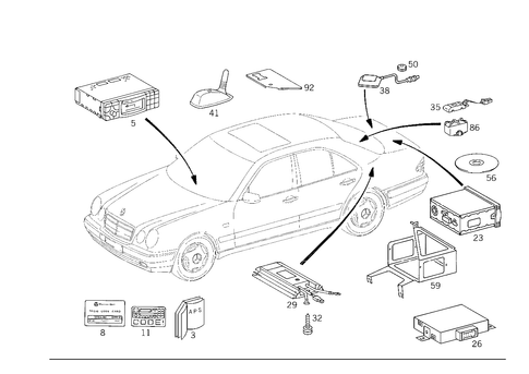 Auto Pilot System (Aps) for 2000 Mercedes-Benz E430 #2