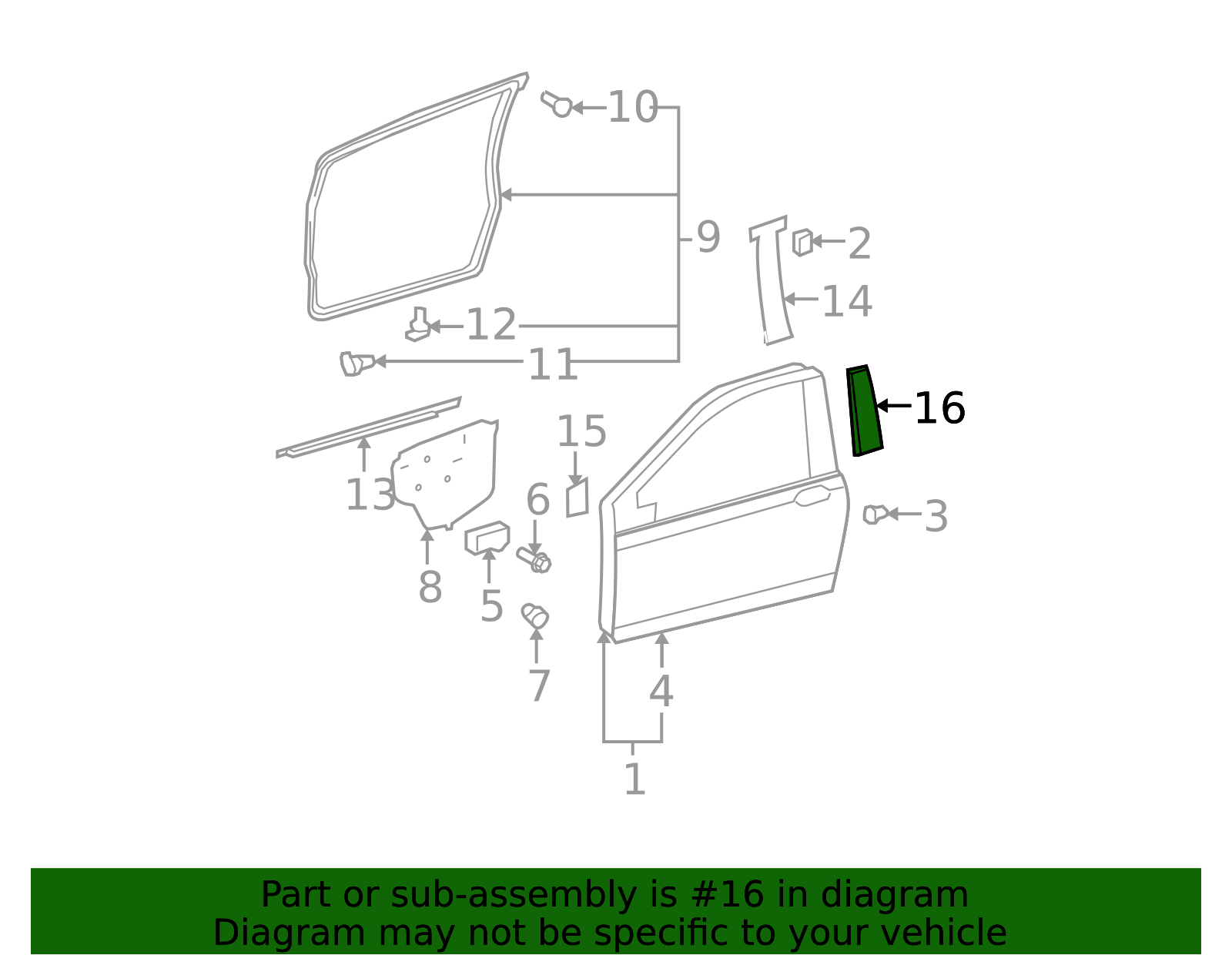 75756 2007-2011 Toyota Yaris Door Applique 75756-52020 | Toyota Parts Center