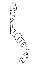 XS2Z9G444AA - Emission System: Rear Oxygen Sensor for Ford: Contour, Focus | Mercury: Cougar, Mystique Image