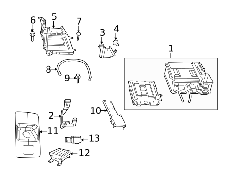 Cluster & Switches for 2009 Dodge Durango #4