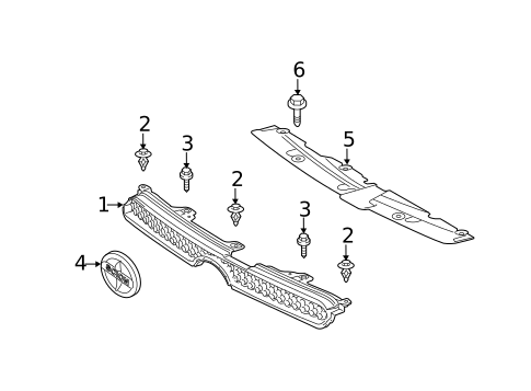 Grille & Components for 2012 Scion xB #0