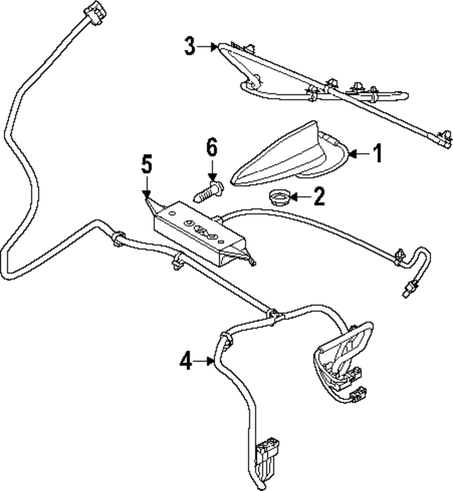 96210T6530KGN - : Antenna Assembly for Hyundai Image