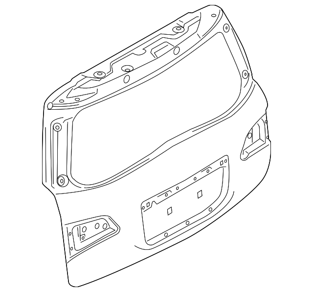 Lift Gate - Nissan (K010M-5ZWMB)