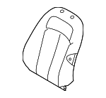 88450PI010 - Body: Seat Back Pad for Hyundai: Ioniq 5 Image