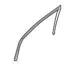 92092896 - Body: Run Weather-strip for Pontiac: GTO Image