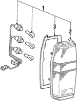 8155023200 - Electrical: Tail Lamp Assembly for Toyota: Cressida Image