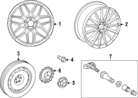WHEELS for 2021 Mercedes-Benz GLA 35 AMG&reg; #2