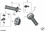 61318546319 - : Combination Switch Left for BMW-Motorrad Image