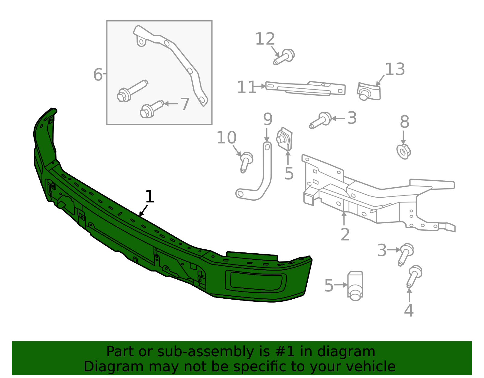 3点オーダーC 2024-2025 Ford F-150 Bumper Assembly Front RL3Z-17757-CA | OEM