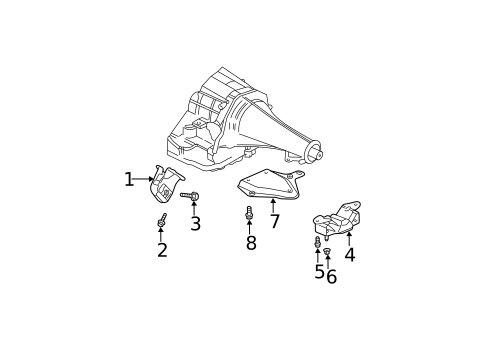 Engine & Trans Mounting for 2002 Dodge Ram 1500 #1