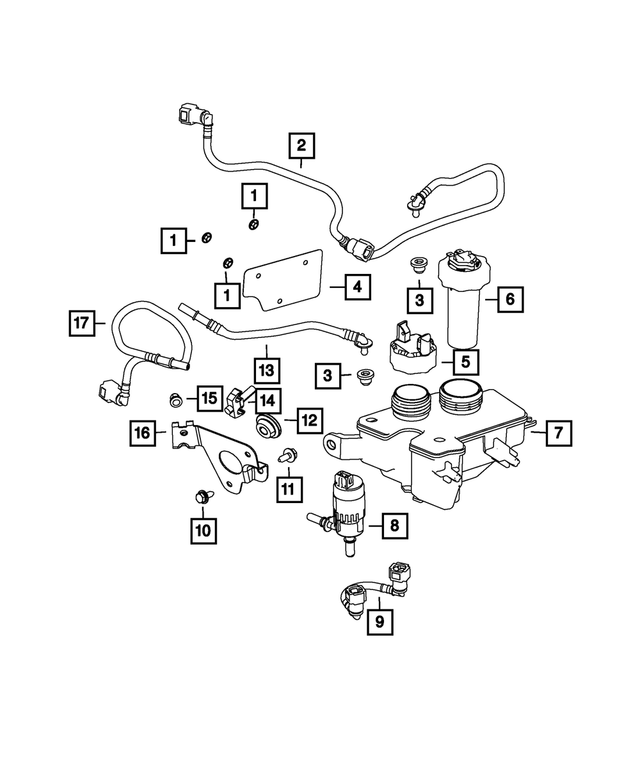 68073593AA - : Insulator Grommet for Mopar Image