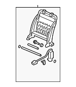 81126SDBA73 - Body: Seat Back Frame for Acura Image