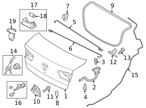 Lid & Components for 2021 Kia Rio #0
