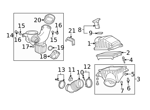 Air Intake for 2007 Acura MDX #0