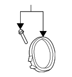 17314RYEA01 - Engine: Clamp for Acura: MDX Image