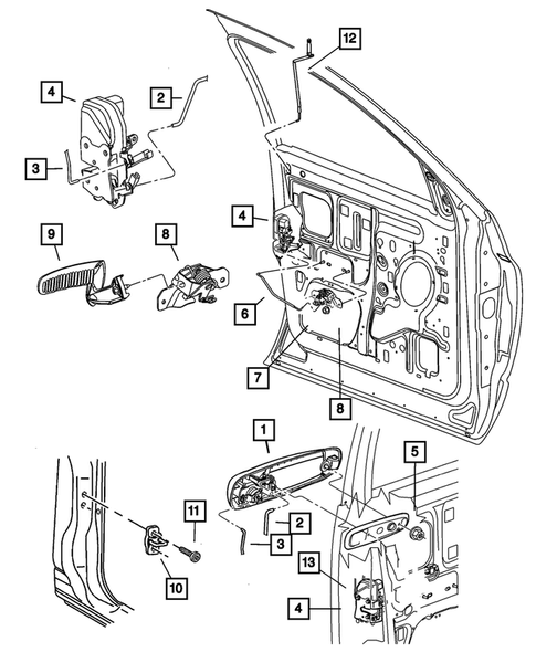 Front Door for 2003 Dodge Ram 1500 #0