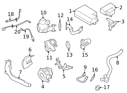 Secondary Air Injection System for 2012 Subaru Forester #0