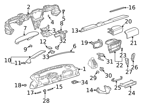 Instrument Panel for 1999 Porsche 911 #0