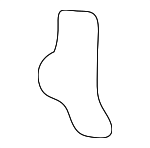 99655280500 - Body: Frame Plate for Porsche: 911, Boxster Image