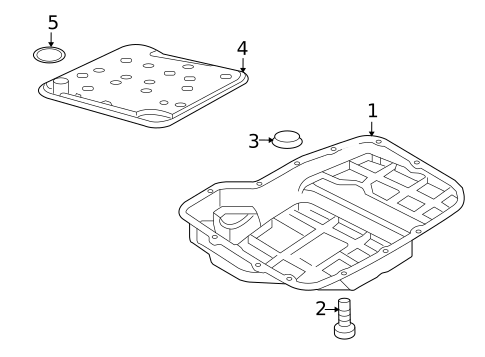 Transmission Components for 2008 Mitsubishi Raider #1