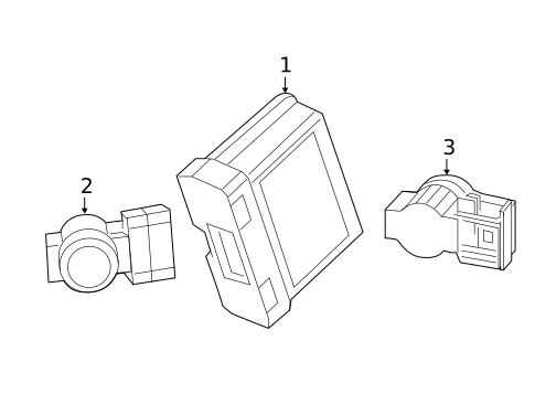 Electrical Components for 2020 Acura RLX #1