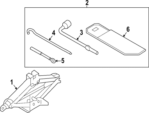 Jack & Components for 2022 Hyundai Tucson #1