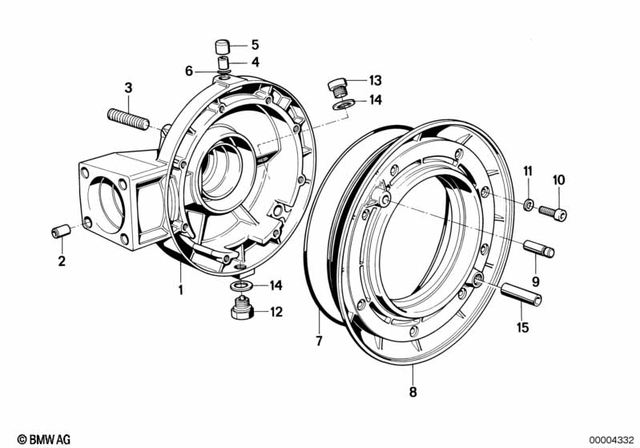 7129908096 - Rear Axle, Rear-Wheel Drive, Suspension: Stud Bolt - M12X60-8.8-zns for BMW-Motorrad Image