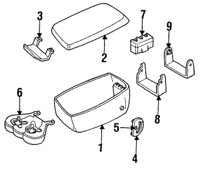 12512229 - Body: Hinge Pin for GM Image