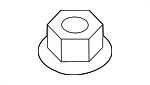 1338612007K - Engine: Front Mount Nut for Hyundai Image image