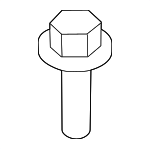 1012412456K - Engine: Front Mount Bolt for Hyundai Image image