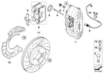 34106856651 - Retrofitting / Conversion / Accessories: Caliper Housing Left for Mini Image