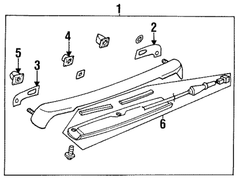 Spoiler & Lamps for 1994 Mazda 323 #0