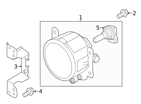 Bulbs - Chassis for 2015 Mitsubishi Mirage #2