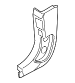 51437066525 - Body: Kick Panel for BMW: 525i, 525xi, 528i, 528i xDrive, 528xi, 530i, 530xi, 535i, 535i xDrive, 535xi, 545i, 550i, M5 Image