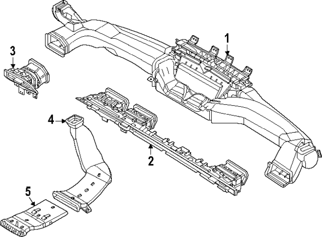 97410T6AA04X - : Air Vent for Hyundai Image