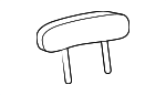 4W7Z54611A08CAA - Body: Headrest for Ford: Crown Victoria Image