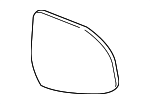 51167354631 - Body: Mirror Glass for BMW Image