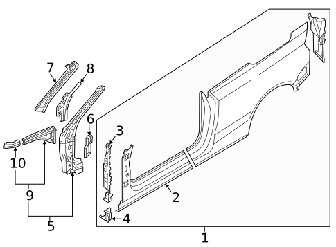 Aperture Panel for 2017 Audi A3 Quattro #1
