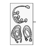 30655967 - Electrical: High Beam Bulb Harness for Volvo Image