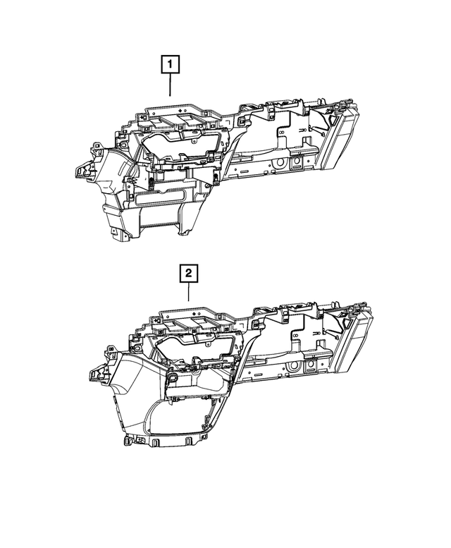 8CA84PD2AA - Interior Trim: Opening Glove Box for Mopar Image image