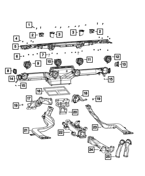 Air Ducts for 2022 Jeep Gladiator #0
