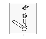 4546029445 - : Outer Tie Rod for Lexus: GS F, RC F Image