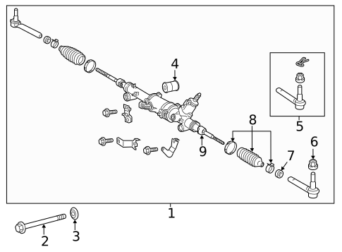Steering Gear & Linkage for 2020 Lexus RC F #0
