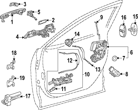 Front Door for 2024 Lexus TX550h+ #1