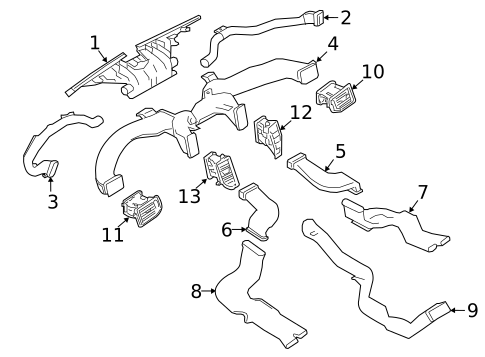 Ducts for 2024 Nissan TITAN #0