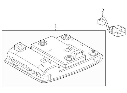 Overhead Console for 2022 Toyota Corolla Cross #0