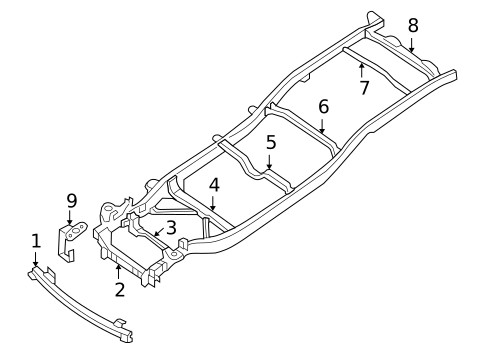 Crossmembers & Components for 2011 Suzuki Equator #0