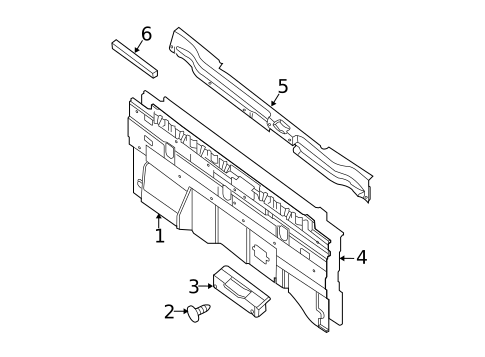 Interior Trim - Cab for 2010 Nissan TITAN #8