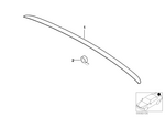 51717901594 - Bodywork: Primed Rear Spoiler for BMW Image